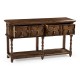 Traditional Tudor Style Dark Oak Buffet