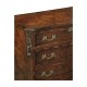 Mahogany and Oyster Serpentine Chest