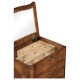 Walnut Chest or Collectors Cabinet on Stand