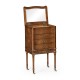 Walnut Chest or Collectors Cabinet on Stand