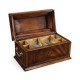 Crotch Mahogany Coffer Jewellery Box