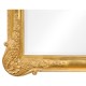 French 19th century tall rectangular gilded mirror (Plain)