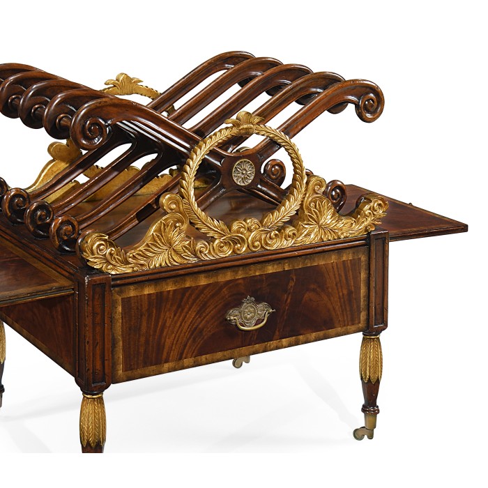 Mahogany & Gilt Canterbury