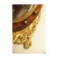 Regency walnut & gilt round convex églomisé mirror (Medium)