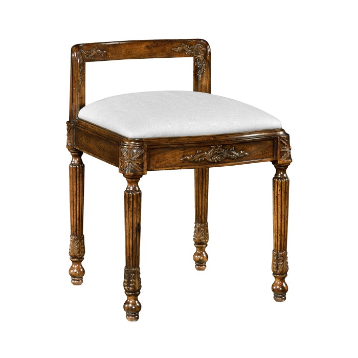 French Empire Style Dressing Stool