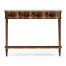Mahogany Scalloped Console