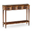 Mahogany Scalloped Console
