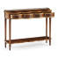 Mahogany Scalloped Console