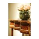 Mahogany Scalloped Console