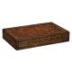 Placemats Box with Patchwork Crotch Mahogany Veneer