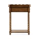 Queen anne rectangular lamp table