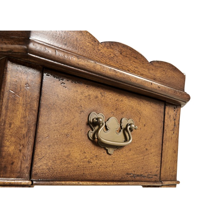 Queen anne rectangular lamp table