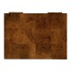 Rectangular Patchwork Mahogany Drink Coasters Box