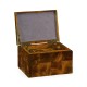 Rectangular Patchwork Mahogany Drink Coasters Box