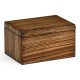 Rectangular Exotic Zebrano Drinks Coasters Box