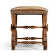 French Style Walnut Footstool with Shell Decoration