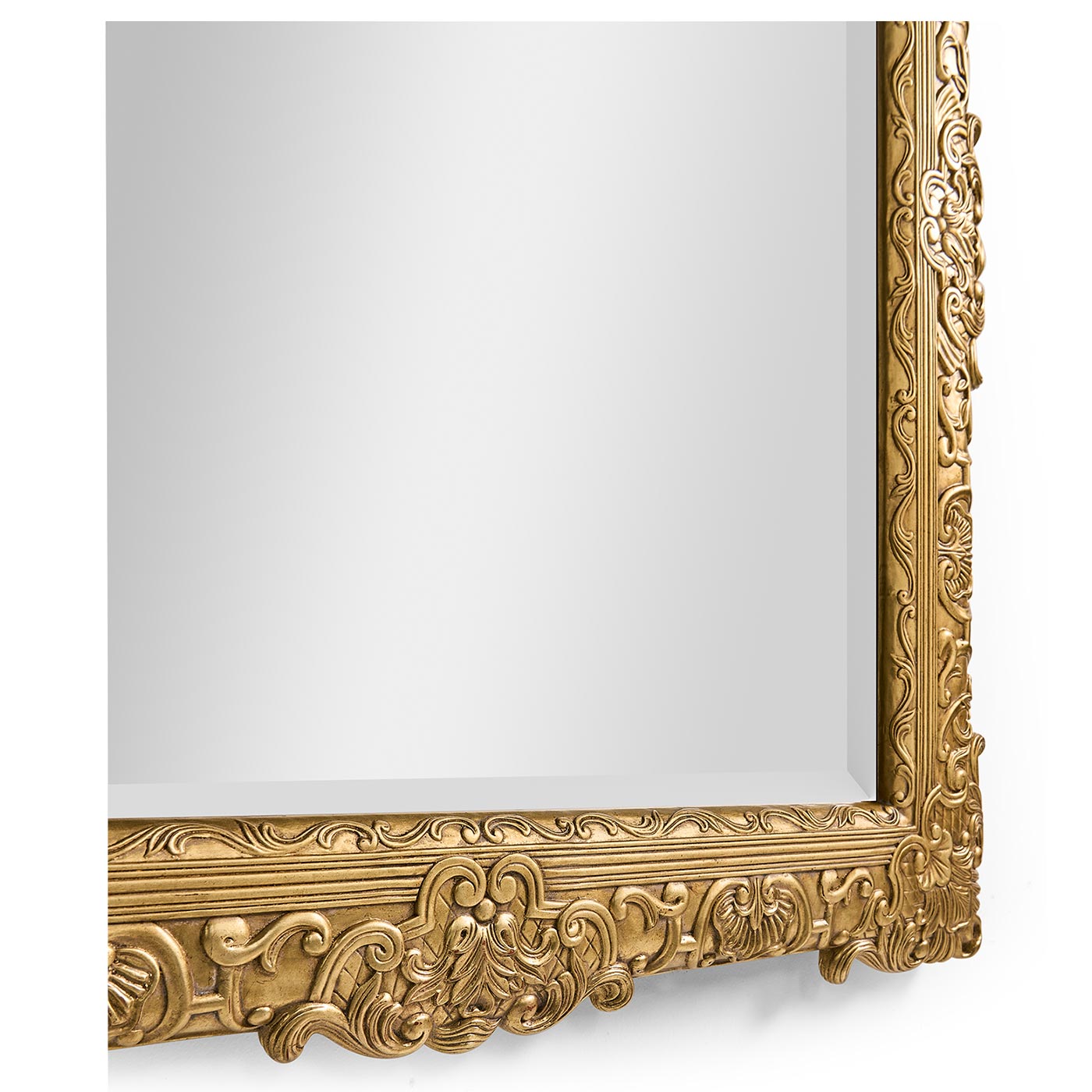French 19th Century Style Bright Gilded Mirror