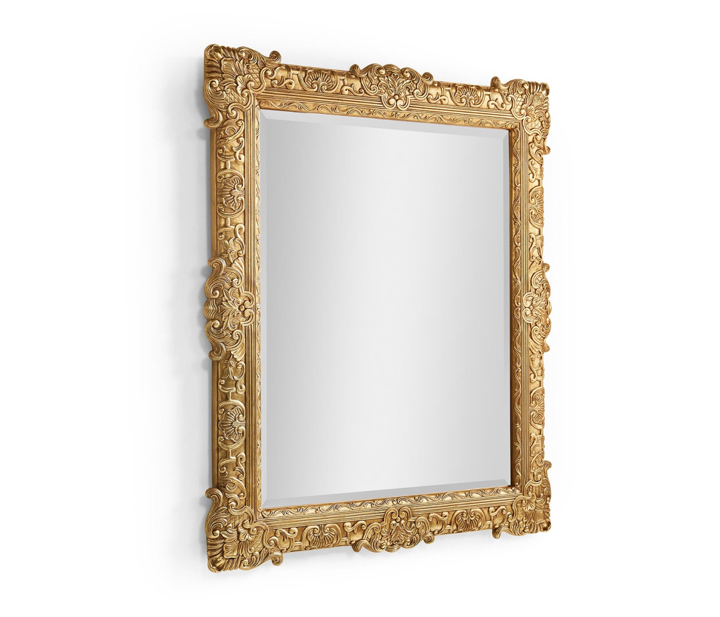 French 19th Century Style Bright Gilded Mirror