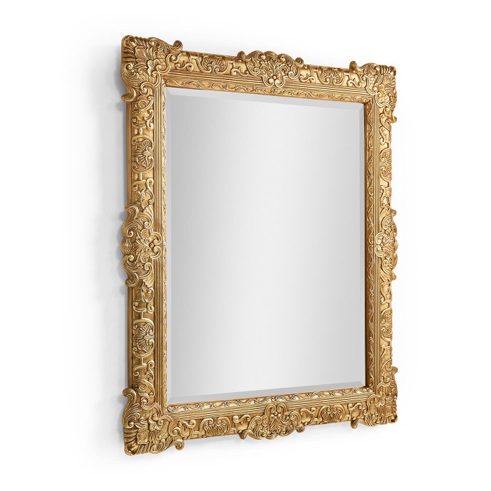 French 19th Century Style Bright Gilded Mirror