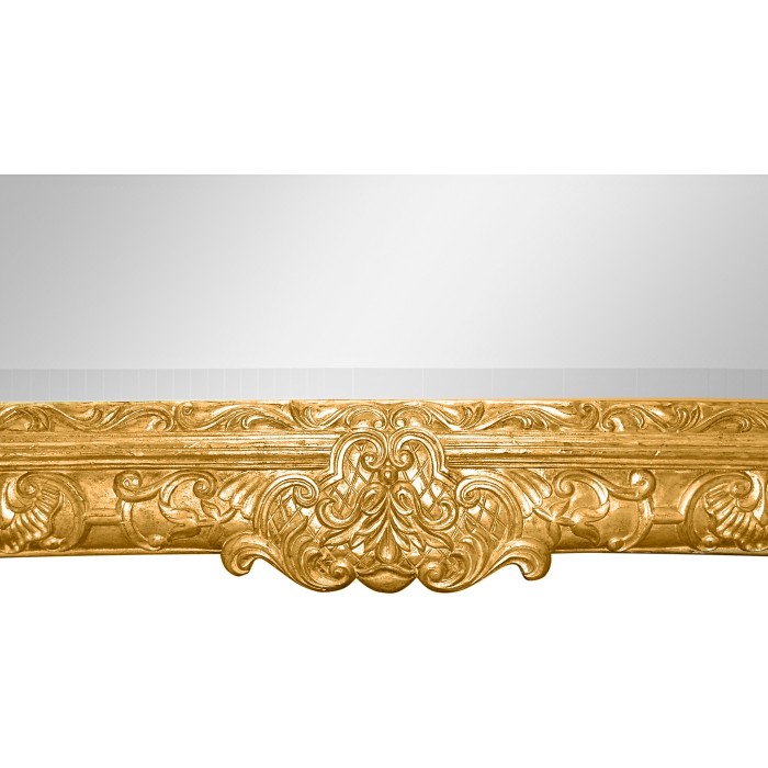 French 19th Century Style Bright Gilded Mirror