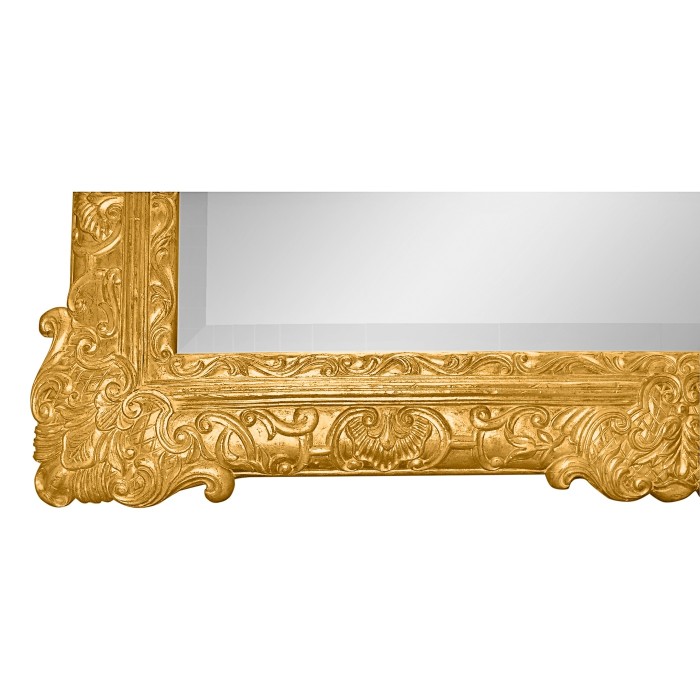 French 19th Century Style Bright Gilded Mirror