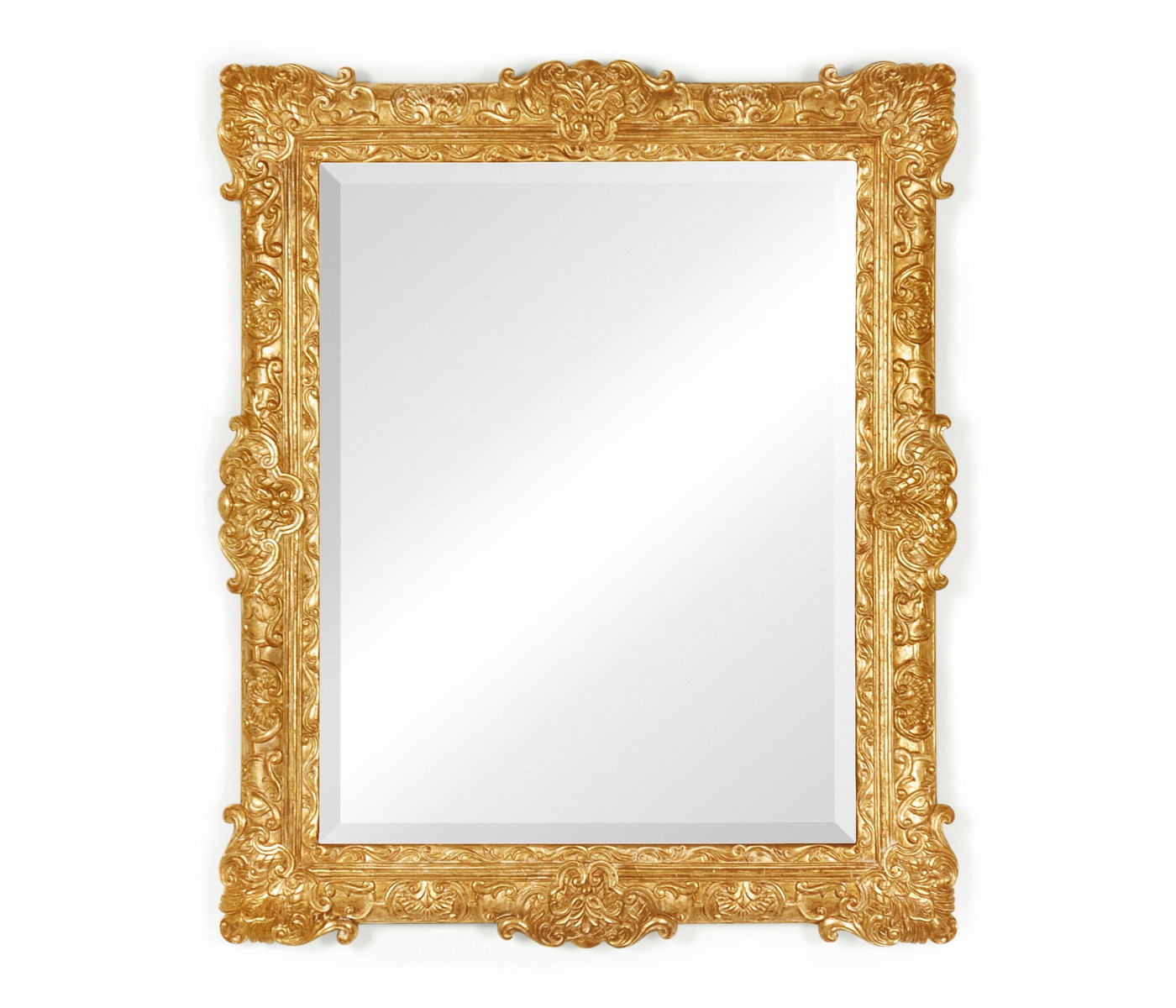 French 19th Century Style Bright Gilded Mirror