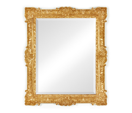 French 19th Century Style Bright Gilded Mirror