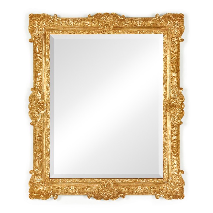 French 19th Century Style Bright Gilded Mirror