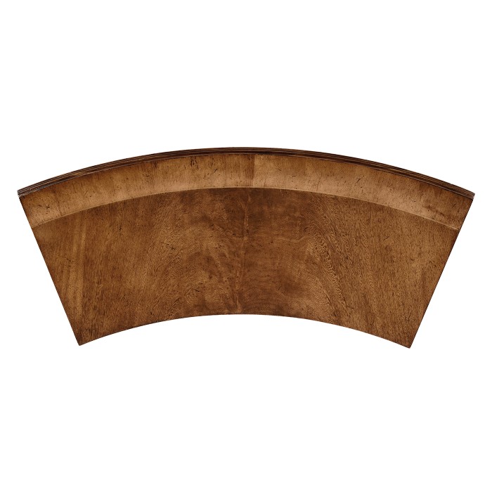 Walnut Extending Circular Dining Table with Storage Cabinet for Leaves 66