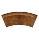 Walnut Extending Circular Dining Table with Storage Cabinet for Leaves 66