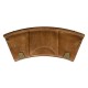 Walnut Extending Circular Dining Table with Storage Cabinet for Leaves 66