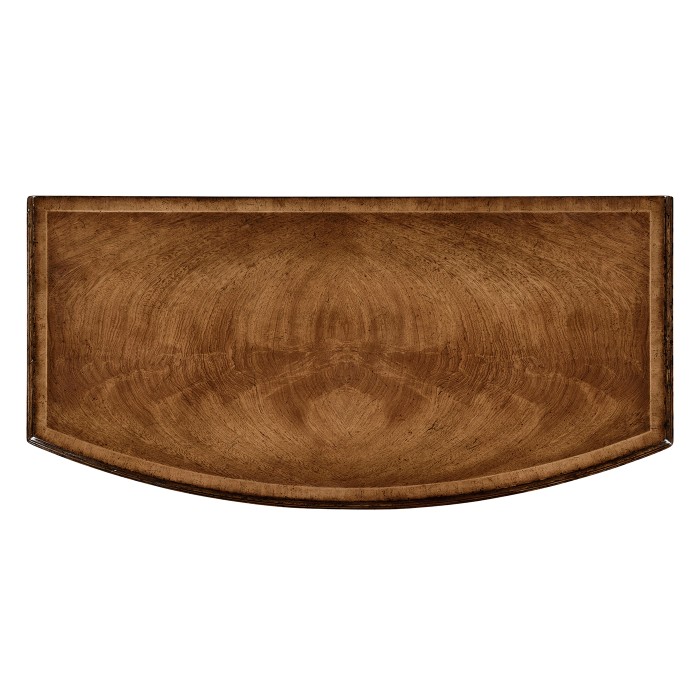 Walnut Extending Circular Dining Table with Storage Cabinet for Leaves 66