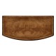 Walnut Extending Circular Dining Table with Storage Cabinet for Leaves 66