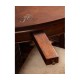 Walnut Extending Circular Dining Table with Storage Cabinet for Leaves 66