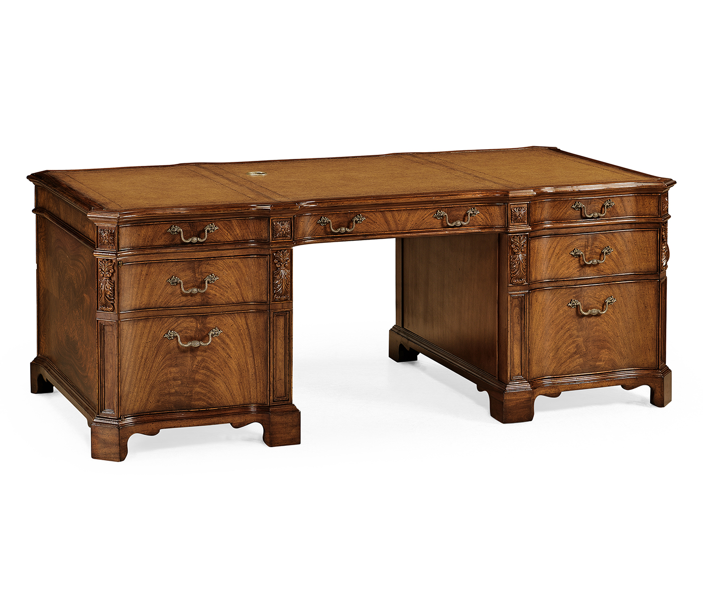 Walnut Faux Partners Desk