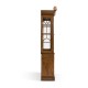 Walnut Glazed Display Cabinet with Drawers