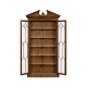 Glazed Walnut Display Cabinet