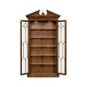 Glazed Walnut Display Cabinet