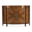 Crotch Walnut Demilune Sideboard