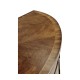 Crotch Walnut Demilune Sideboard