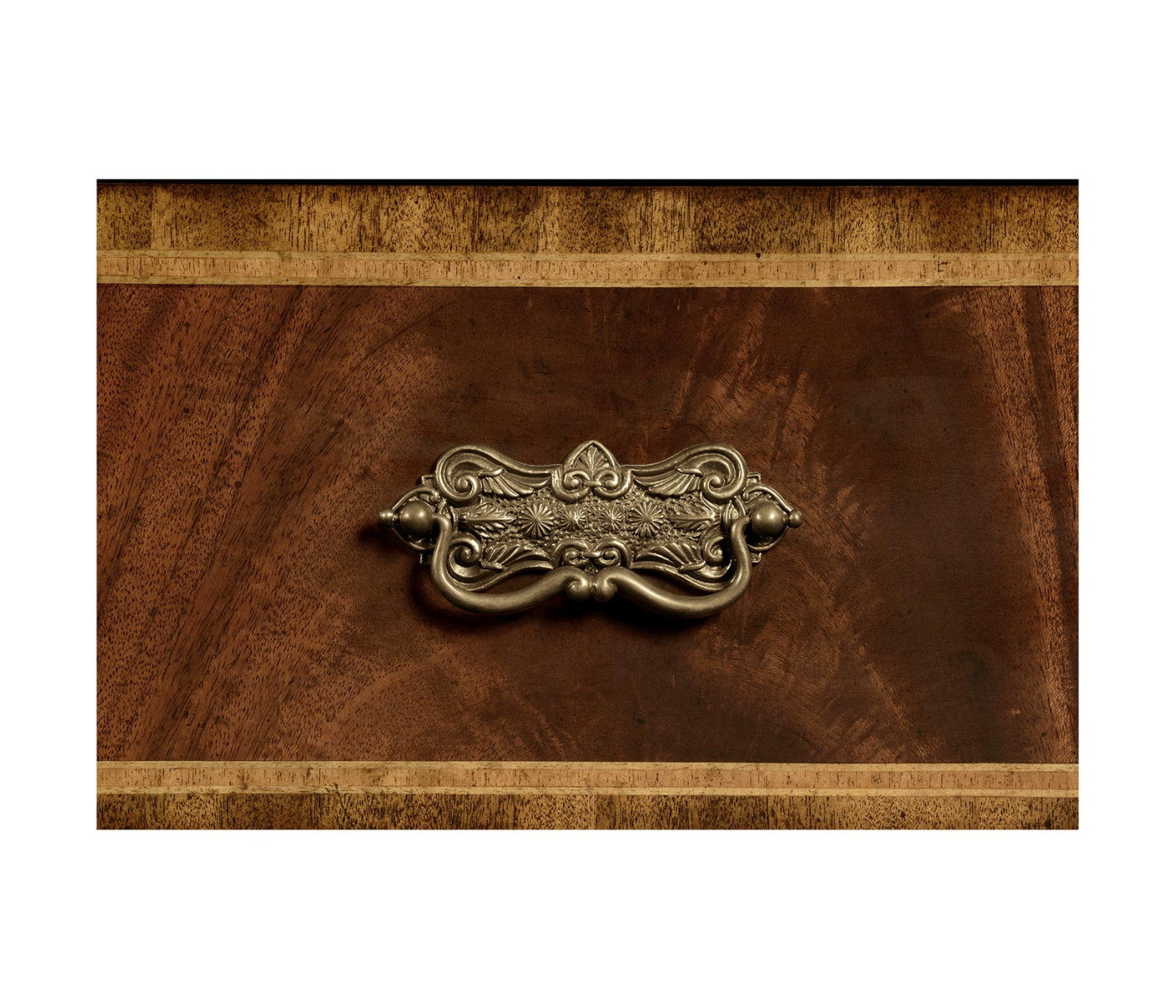 Mahogany Storage Sideboard For Table Leaves