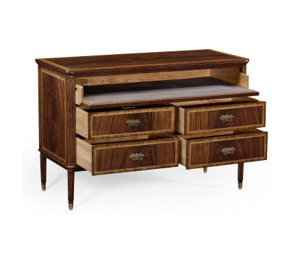 Mahogany Storage Sideboard For Table Leaves