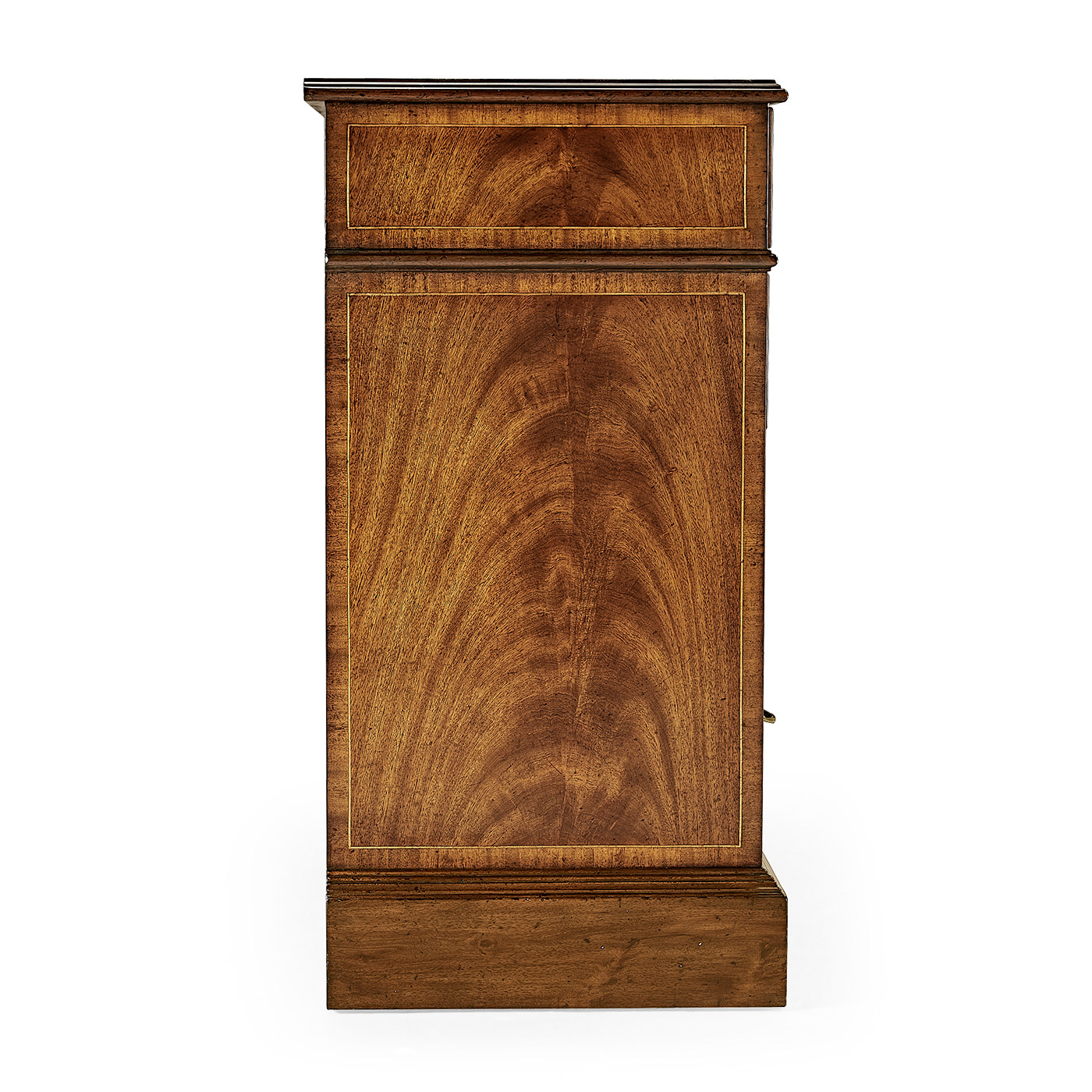 Walnut office chest of drawers with hanging file storage