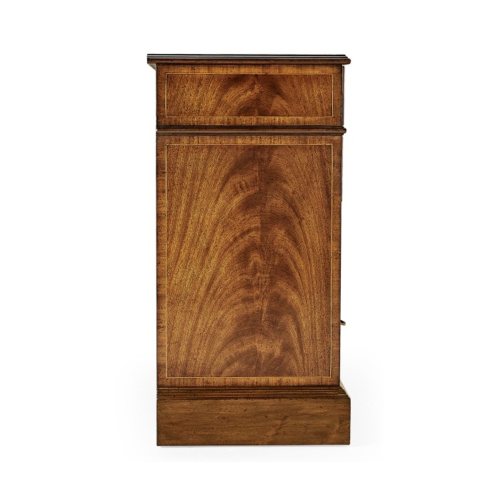 Walnut office chest of drawers with hanging file storage