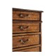 Walnut office chest of drawers with hanging file storage