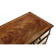 Walnut office chest of drawers with hanging file storage