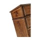 Walnut office chest of drawers with hanging file storage