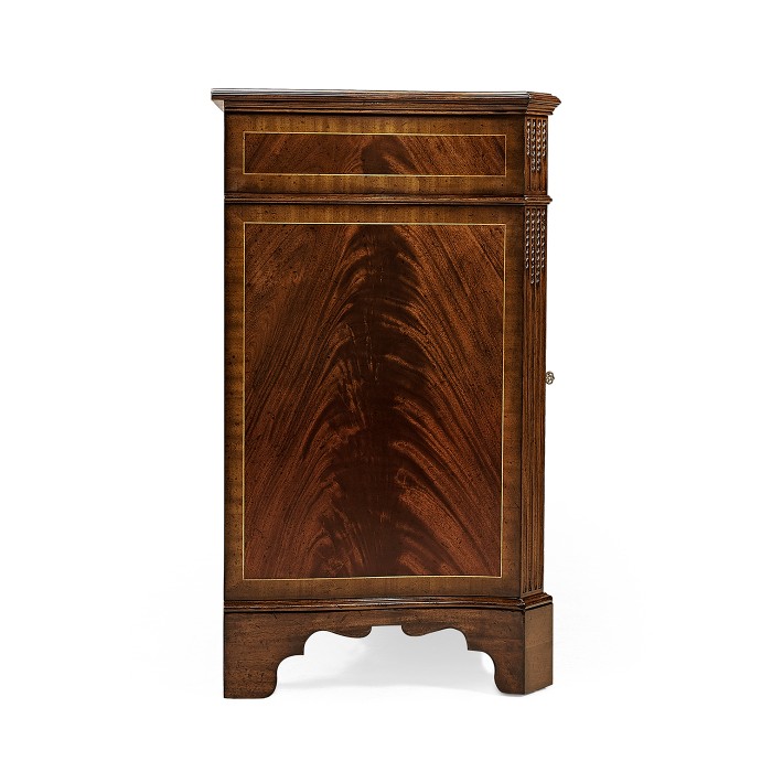 Mahogany Double Serpentine Sideboard