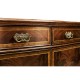 Mahogany Double Serpentine Sideboard
