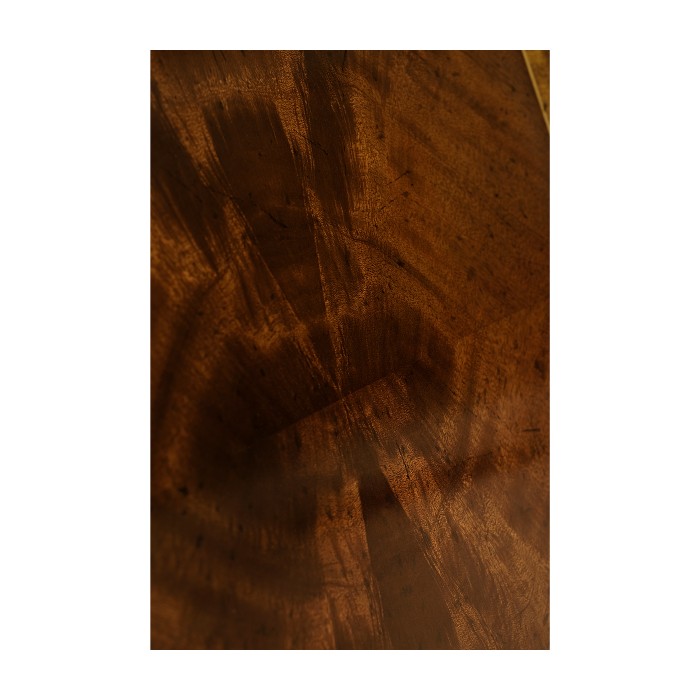 Mahogany Double Serpentine Sideboard